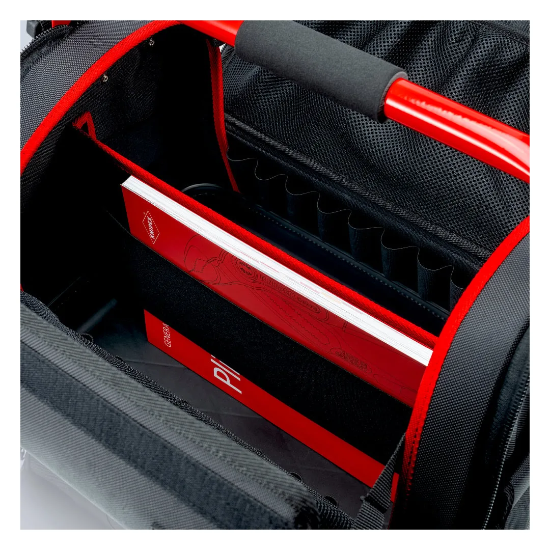 KNIPEX 00 21 08 LE - Schwarz - Rot - Polyester - 2 Taschen - 450 x 310 x 300 mm - 480 mm - 380 mm, Ansicht 3