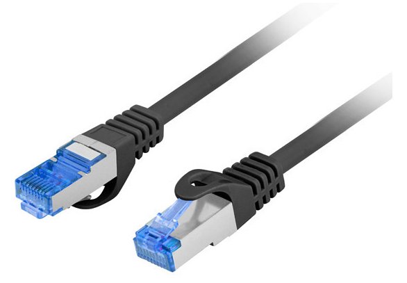Lanberg Patchkabel CAT.6A S/FTP LSZH CCA Fluke Zert.sw - Netzwerk - CAT 6a (PCF6A-10CC-0025-BK) - Netzwerk - CAT 6a