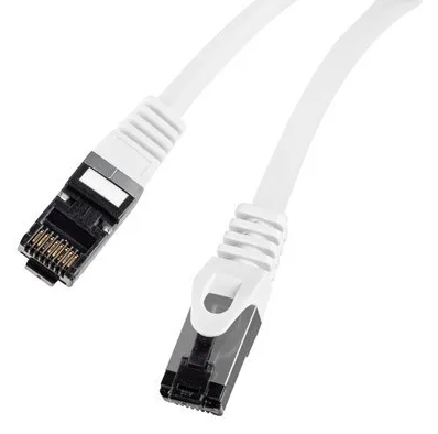 Lanberg Patchkabel CAT.8.1 S/FTP LSZH CU 0,25m Fluke Zert.wß - Kabel - Netzwerk (PCF8-10CU-0025-W) - Kabel - Netzwerk, Ansicht 3