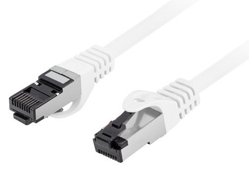 Lanberg Patchkabel CAT.8.1 S/FTP LSZH CU Fluke Zert. wß - Kabel - Netzwerk (PCF8-10CU-0150-W) - Kabel - Netzwerk