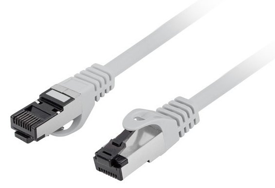 Lanberg PCF8-10CU-0100-S - 1 m - Cat8.1 - S/FTP (S-STP) - RJ-45 - RJ-45 - Grau