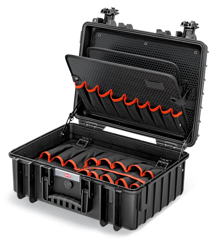 KNIPEX 00 21 35 LE - Schwarz - Aluminium - Staubresistent - Wasserdicht - 470 mm - 370 mm - 190 mm
