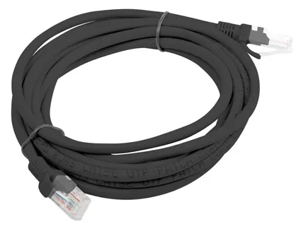Lanberg PCU5-10CC-0300-BK - 3 m - Cat5e - U/UTP (UTP) - Schwarz, Ansicht 3
