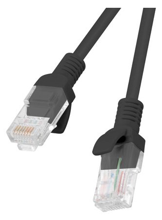 Lanberg PCU6-10CC-0200-B - 2 m - Cat6 - U/UTP (UTP) - RJ-45 - RJ-45