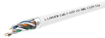Lanview Cat6 F-UTP Network Cable 4x2xAWG23 LSZH white - Kabel - Netzwerk von LumaTech