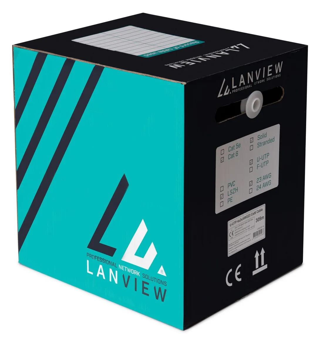 Lanview Cat6 F-UTP Network Cable 4x2xAWG23 LSZH white - Kabel - Netzwerk, Ansicht 3