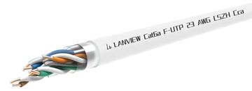 Lanview Cat6a F-UTP 4x2xAWG23 LSZH white Fire Class Cca - Digital/Daten - CAT 6a von LumaTech