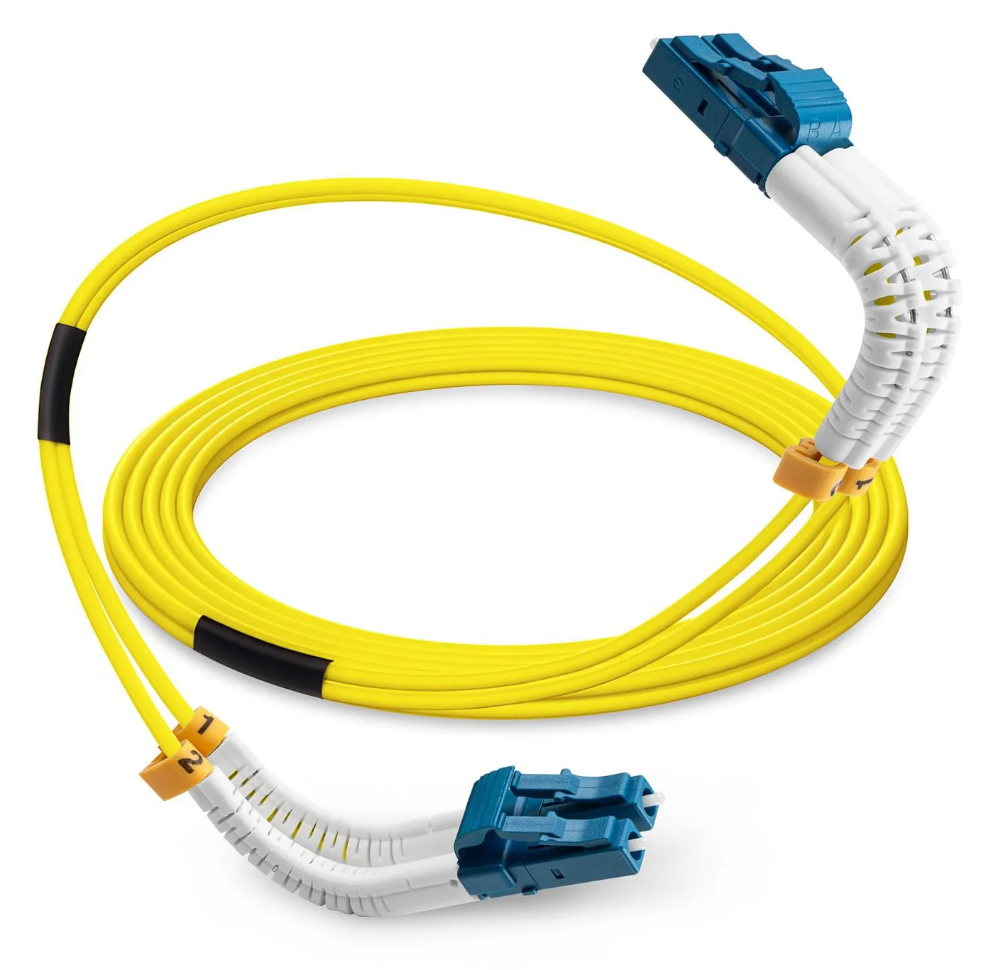 Lanview Fiber Patch Cable - LC-LC Singlemode Duplex OS2 - Kabel - Netzwerk, Ansicht 3