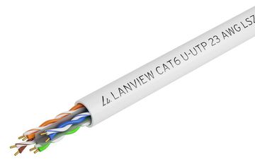 Lanview LVN122114 - 305 m - Cat6 - U/UTP (UTP) - Weiß von LumaTech