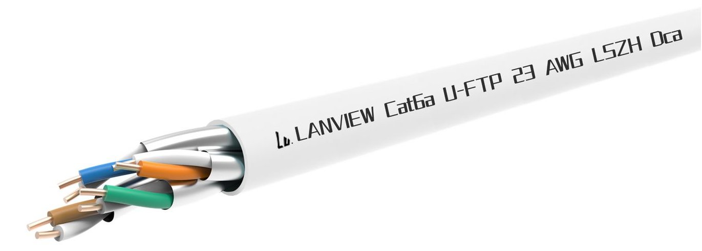 Lanview LVN122432 - 305 m - Cat6a - U/FTP (STP) - Weiß