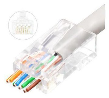 Lanview LVN125305 - RJ45 - Transparent - Männlich - Gerade - Cat6 - U/UTP (UTP)