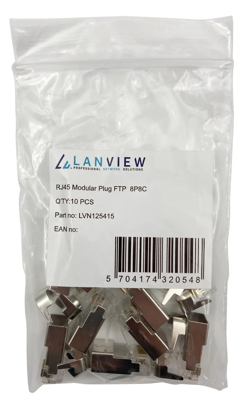 Lanview LVN125415 - RJ45 - Metallisch - Männlich - Gerade - Cat6a - S/UTP (STP), Ansicht 2