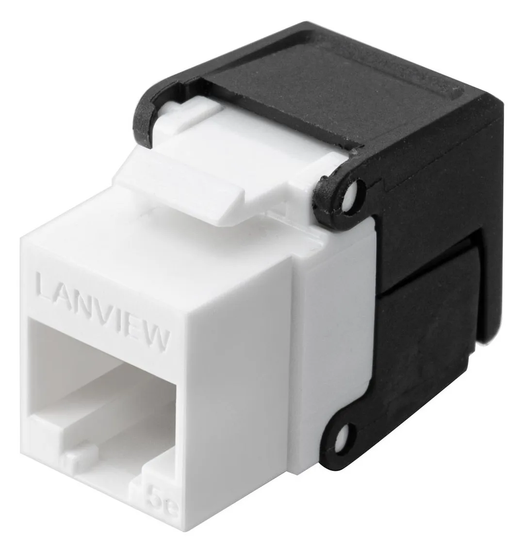 Lanview LVN128076 - Flach - Schwarz - RJ-45 - RJ-45 - Weiblich - Männlich, Ansicht 2