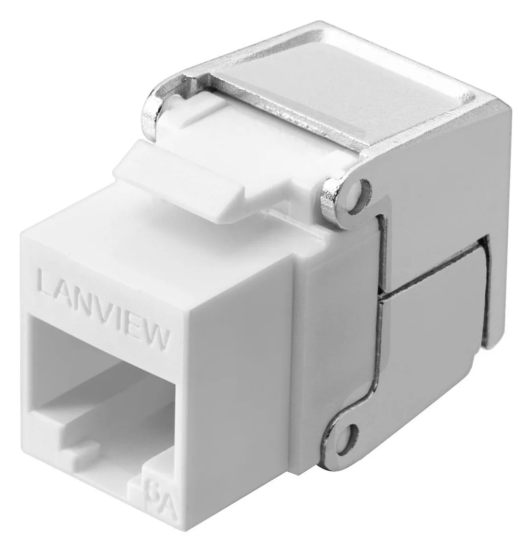 Lanview LVN128084 - Flach - Metallisch - RJ-45 - RJ-45 - Weiblich - Männlich, Ansicht 2