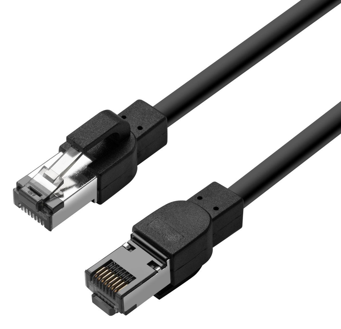 Lanview LVN601SOUT - 1 m - Cat6a - S/FTP (S-STP) - Schwarz