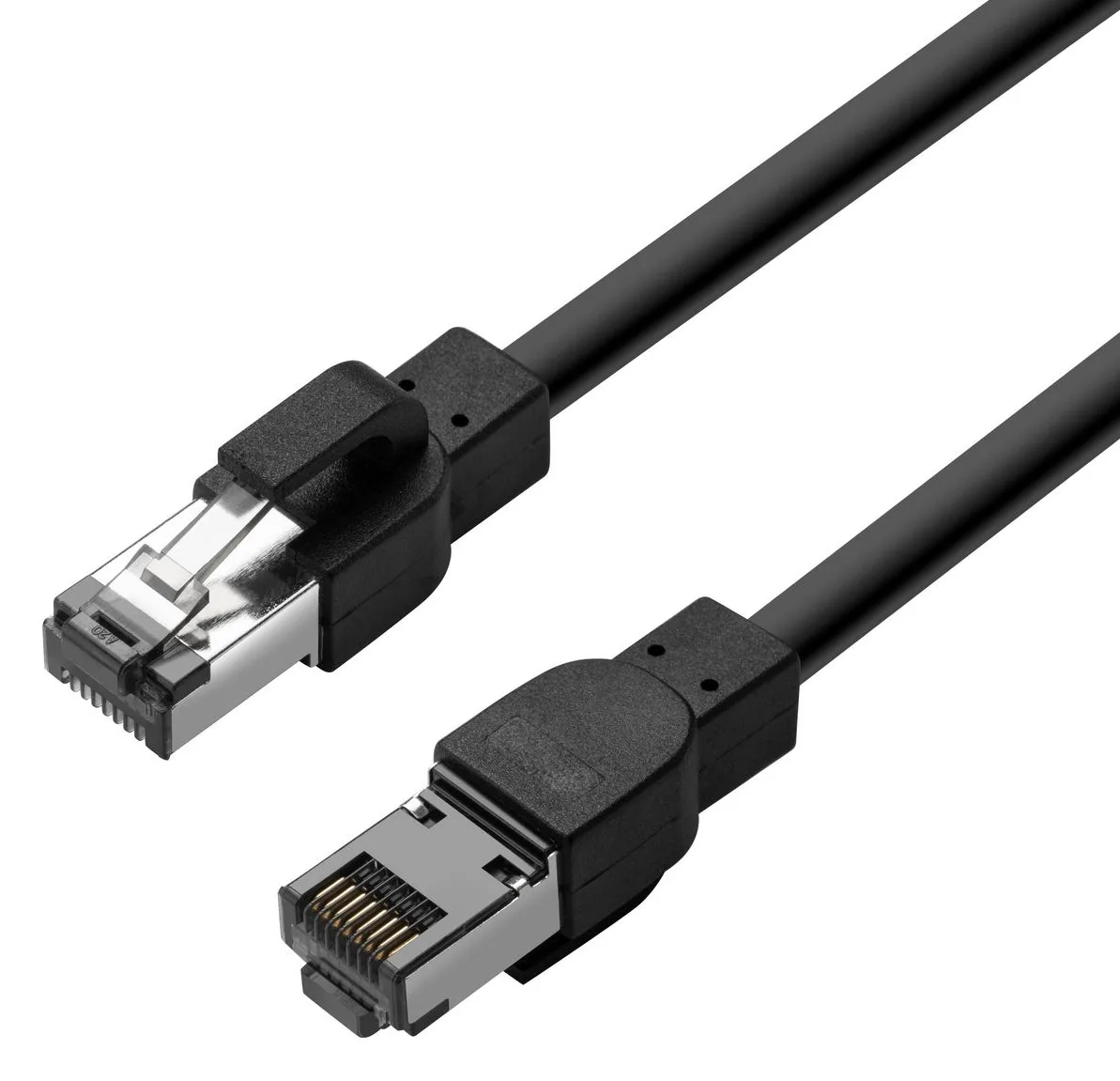 Lanview LVN602SOUT - 2 m - Cat6a - S/FTP (S-STP) - Schwarz, Ansicht 2