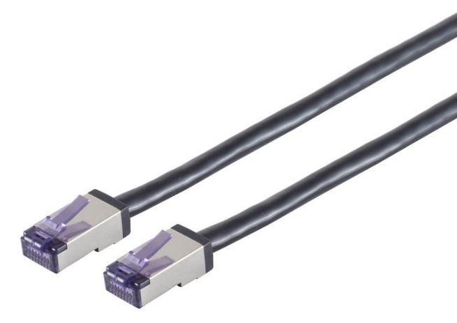 Lanview LVN-CAT6A-FLEX-2M - 2 m - Cat6a - S/FTP (S-STP) - Schwarz