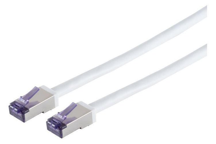 Lanview LVN-CAT6A-FLEX-2MWH - 2 m - Cat6a - S/FTP (S-STP) - RJ-45 - RJ-45 - Weiß