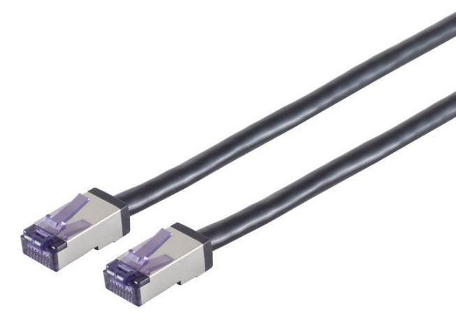 Lanview LVN-CAT6A-FLEX-3M - 3 m - Cat6a - S/FTP (S-STP) - Schwarz