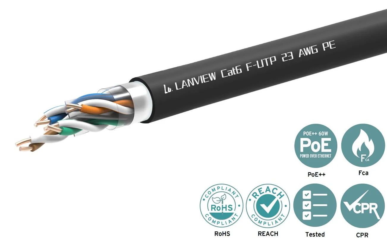 Lanview LVN-CAT6PE-FUTP-305M - 305 m - Cat6 - F/UTP (FTP), Ansicht 2