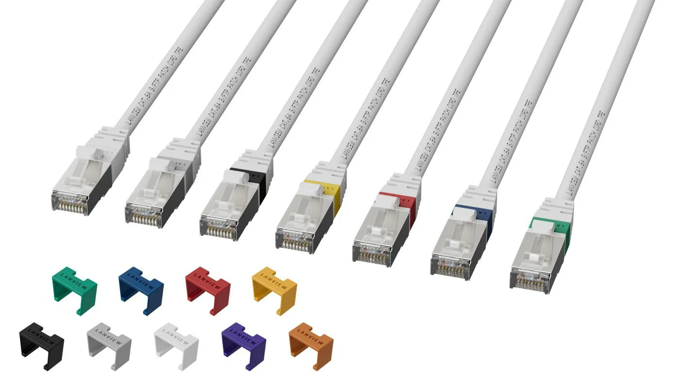 Lanview LV-SFTP6A01W - 1 m - S/FTP (S-STP) - Weiß, Ansicht 3