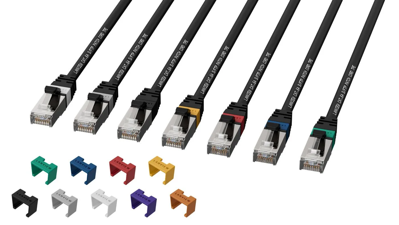 Lanview LV-SFTP6A10B - 10 m - S/FTP (S-STP) - Schwarz, Ansicht 3