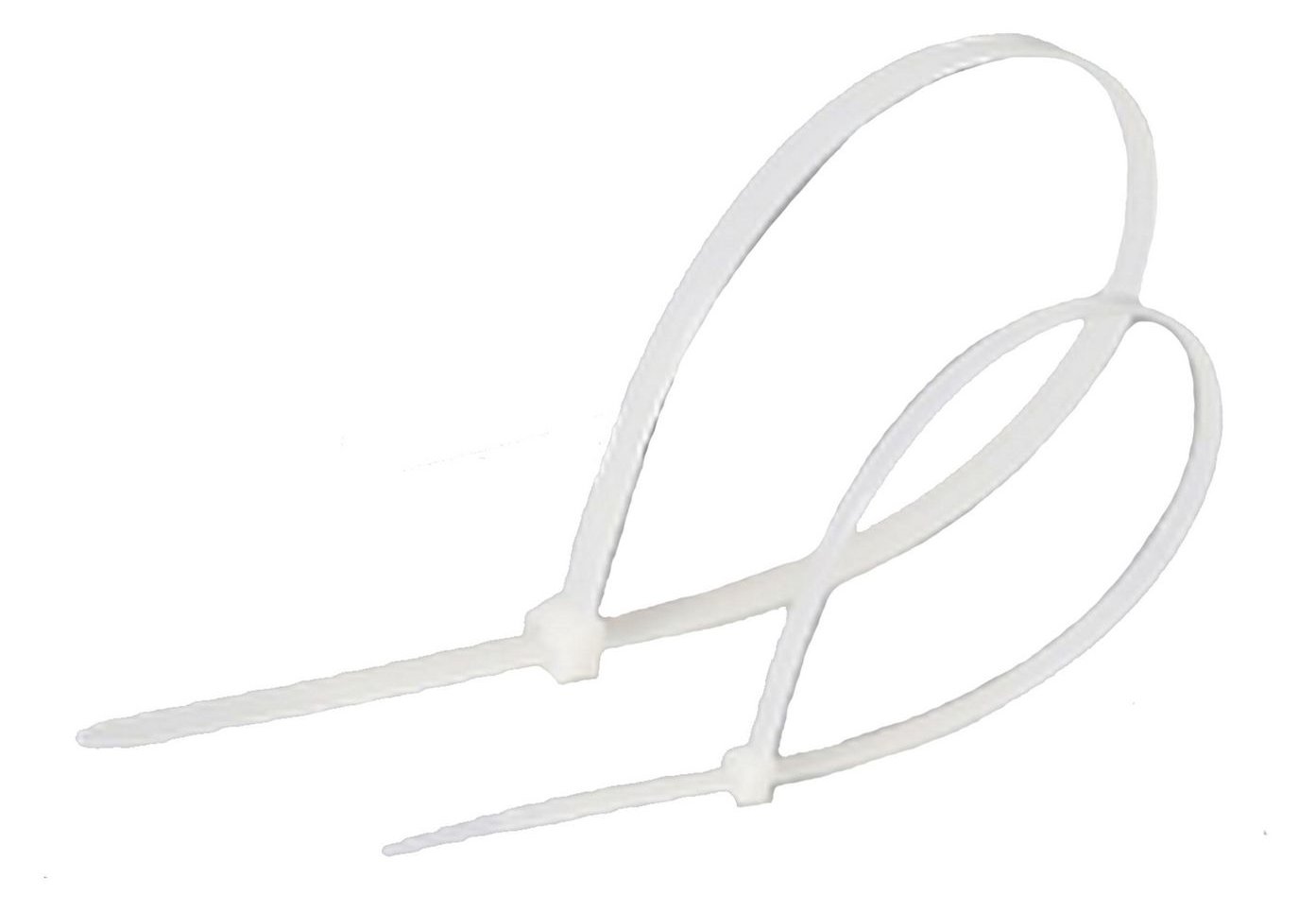Lanview LVT551010 - Abreißbarer Kabelbinder - Nylon - Weiß - 2 - 11 mm - 1,1 cm - V2 von LumaTech