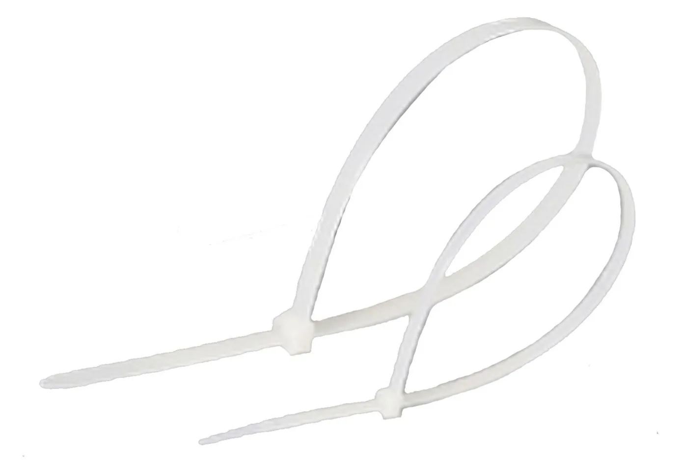 Lanview LVT551030 - Abreißbarer Kabelbinder - Nylon - Weiß - 4 - 63 mm - 6,3 cm - V2, Ansicht 2