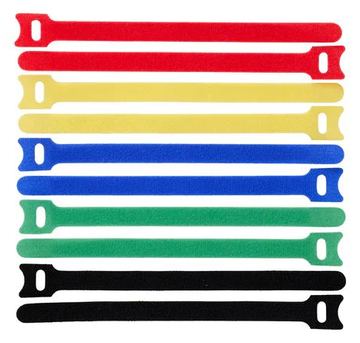 Lanview LVT-CABLESTRAPS1512-10MULTI - Kabelbinder mit Klettverschluss - Polypropylen (PP) - Mehrfarbig von LumaTech