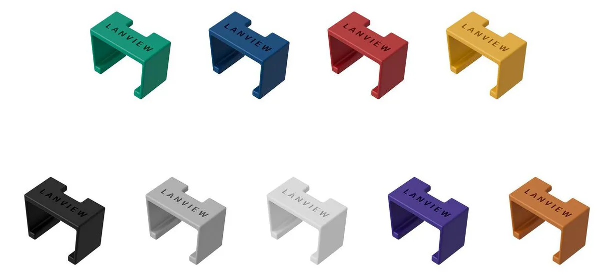 Lanview LV-UTP6A01B - 1 m - S/FTP (S-STP) - Schwarz, Ansicht 2
