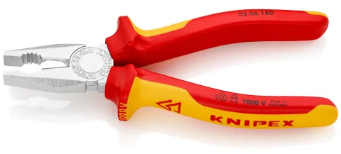 KNIPEX 03 06 180 Kombizange verchromt, Ansicht 2