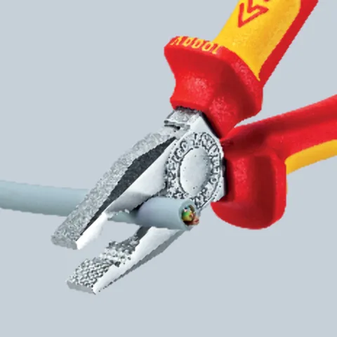 KNIPEX 03 06 180 Kombizange verchromt, Ansicht 4