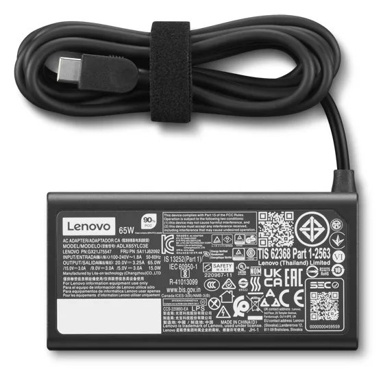 Lenovo Netzteil - 65W USB-C - AC Adapter G2 EU - Adapter - Digital/Daten, Ansicht 2