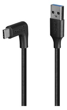 Lindy 1.5m USB 3.2 Typ A an C Kabel 90° gewinkelt - Kabel - Digital/Daten von LumaTech