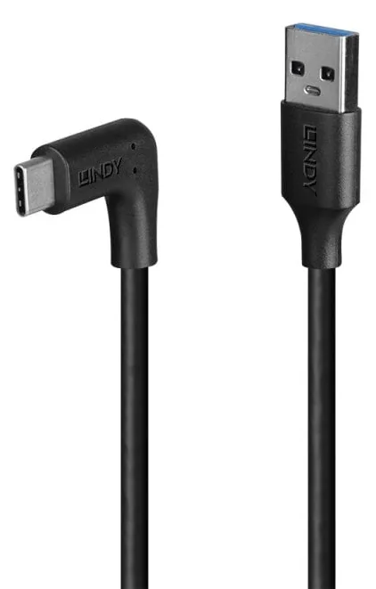Lindy 1.5m USB 3.2 Typ A an C Kabel 90° gewinkelt - Kabel - Digital/Daten, Ansicht 2