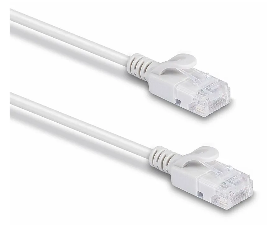 Lindy 1m Cat.6A U/UTP Ultra Slim Netzwerkkabel grau, Ansicht 3