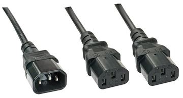 Lindy 30363 - 1 m - C14-Koppler - 2 x C13-Koppler von LumaTech