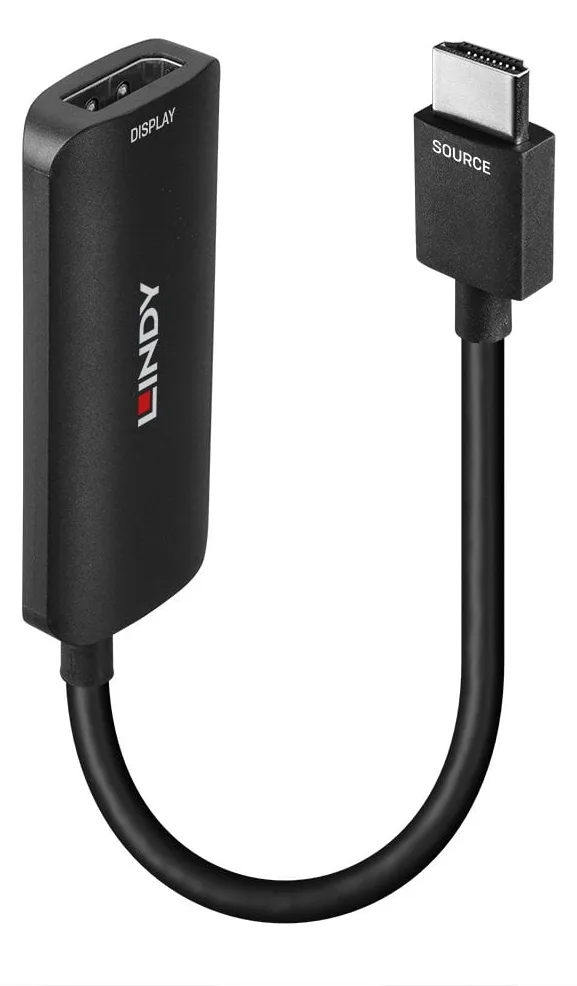 Lindy Adapterkabel - HDMI männlich zu DisplayPort, Mikro-USB Typ B (nur Strom), Ansicht 2