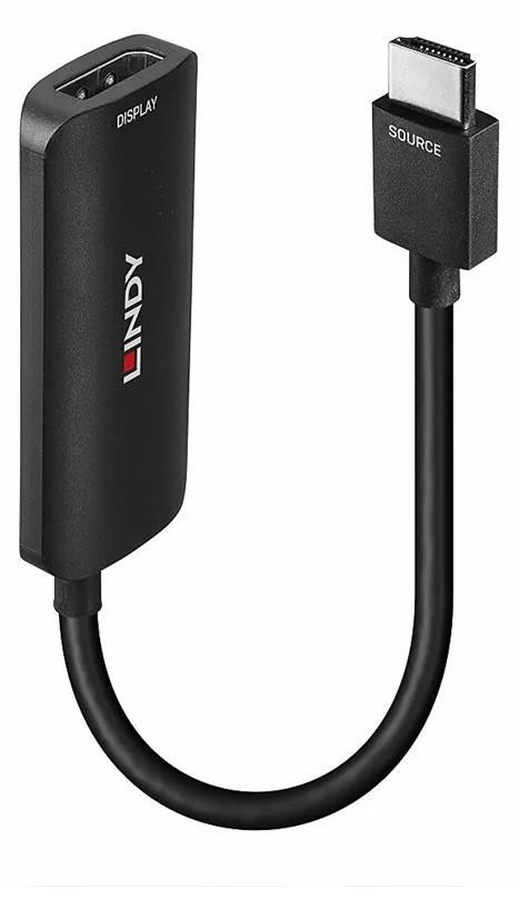 Lindy Adapterkabel - HDMI männlich zu DisplayPort, Mikro-USB Typ B (nur Strom), Ansicht 3
