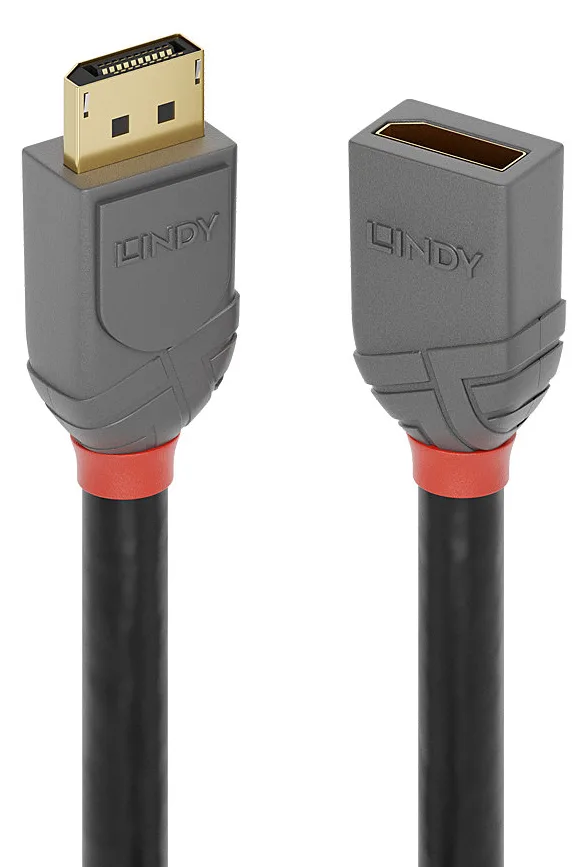 Lindy Anthra Line - DisplayPort-Verlängerungskabel - DisplayPort (M), Ansicht 2