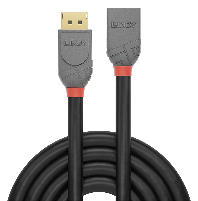 Lindy Anthra Line - DisplayPort-Verlängerungskabel - DisplayPort (M), Ansicht 3