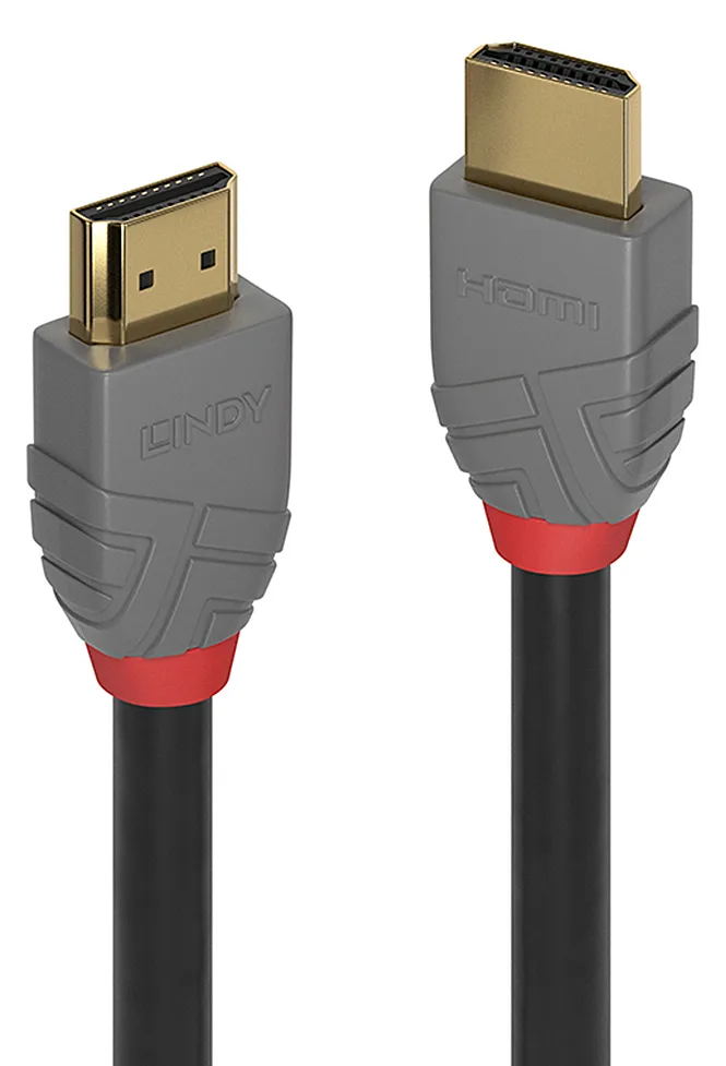 Lindy Anthra Line - HDMI mit Ethernetkabel - HDMI männlich bis HDMI männlich, Ansicht 2