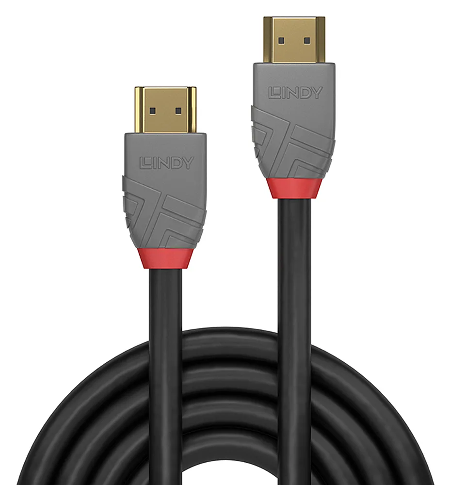 Lindy Anthra Line - HDMI mit Ethernetkabel - HDMI männlich bis HDMI männlich, Ansicht 4