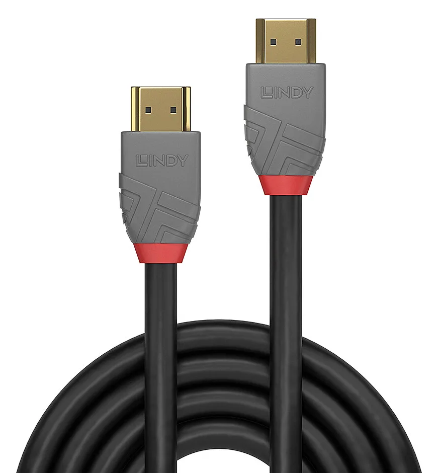 Lindy Anthra Line - Ultra High Speed - HDMI-Kabel mit Ethernet - HDMI männlich zu HDMI männlich - 2 m, Ansicht 4