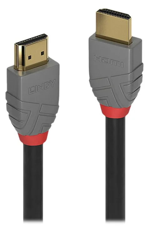 Lindy Anthra Line - Ultra High Speed - HDMI-Kabel mit Ethernet - HDMI männlich zu HDMI männlich - 50 cm, Ansicht 3