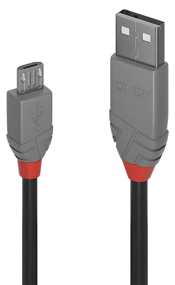 Lindy Anthra Line - USB-Kabel - USB (M) bis Micro-USB Typ B (M), Ansicht 2