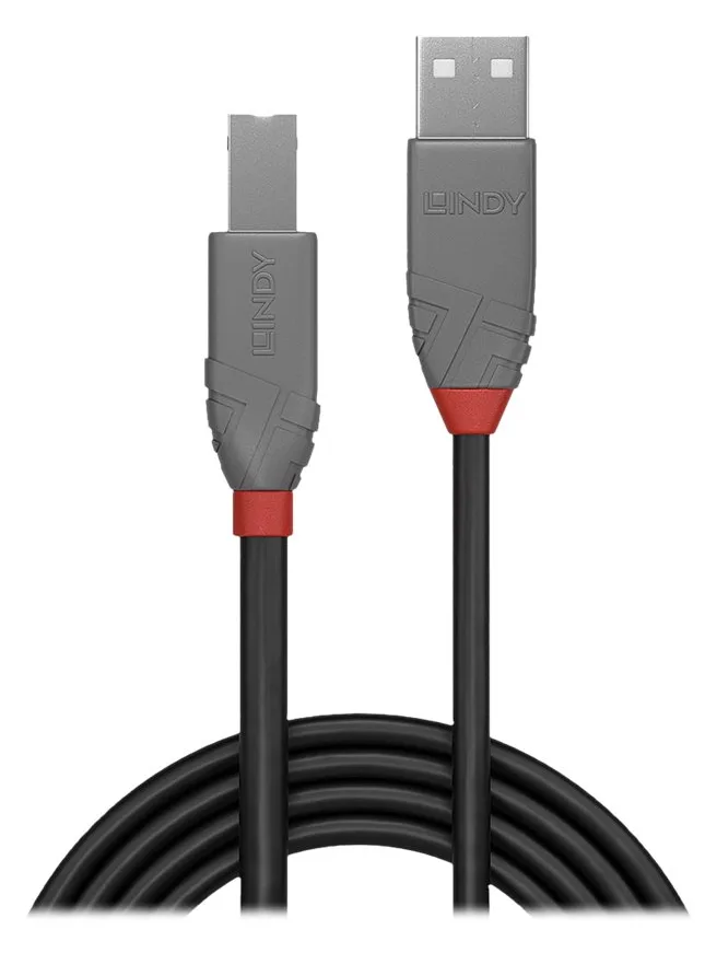 Lindy Anthra Line - USB-Kabel - USB (M) bis USB Typ B (M), Ansicht 3