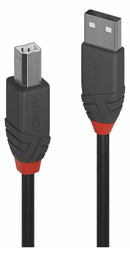 Lindy Anthra Line - USB-Kabel - USB (M) bis USB Typ B (M), Ansicht 4
