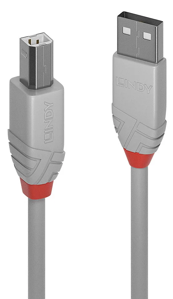 Lindy Anthra Line - USB-Kabel - USB (M) bis USB Typ B (M), Ansicht 2