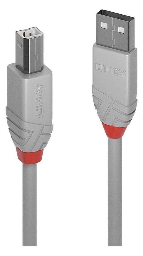 Lindy Anthra Line - USB-Kabel - USB (M) bis USB Typ B (M) von LumaTech